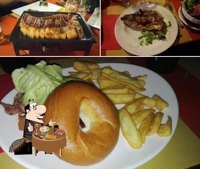 Platti al Ristorante La Peña