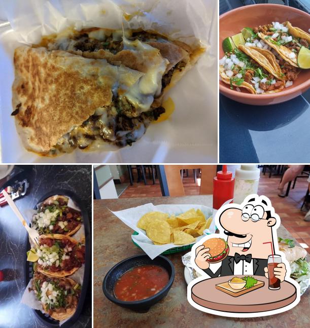 Get a burger at TAQUERIA La Canasta Mexicana