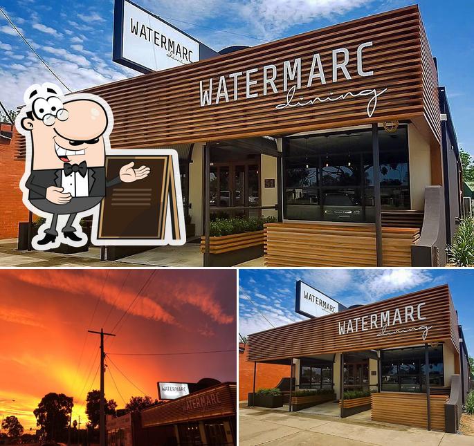 The exterior of Watermarc Dining