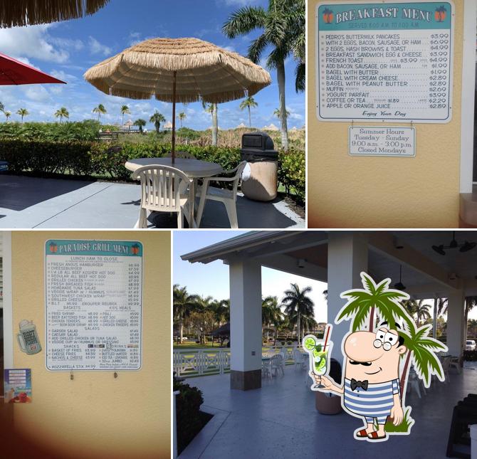 Paradise Grill, 10 N Collier Blvd in Marco Island Restaurant menu and