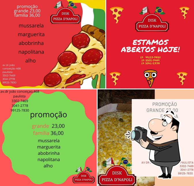 Here's a pic of Disk Pizza D'napoli Calderan