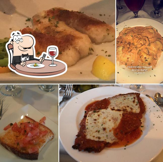 Comida en Portofino's Familly Restaurant