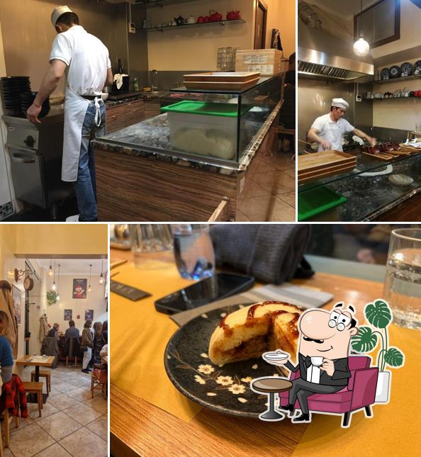 Gli interni di Ramen shop