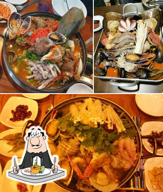 Meals at Seorae Haemultang Seafood Restaurant