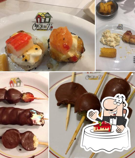Casa do Zé Restaurante serve uma seleção de pratos doces
