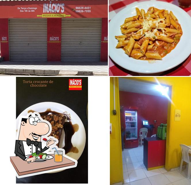 Mira las imágenes que muestran comida y interior en Inácio's Pizzas e Massas