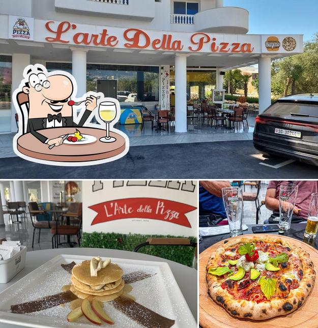 Vérifiez l’image affichant la nourriture et intérieur concernant L'arte Della Pizza Ksamil & Cucinadimare Pasta fresca
