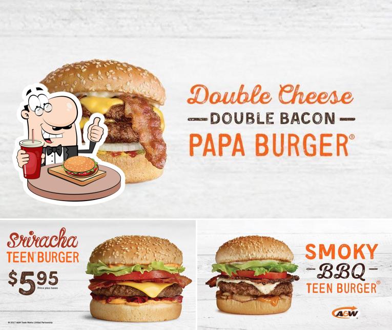 Faites-vous plaisir avec un hamburger à A&W Canada