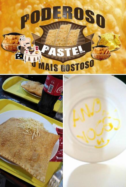 Comida em Poderoso Pastel