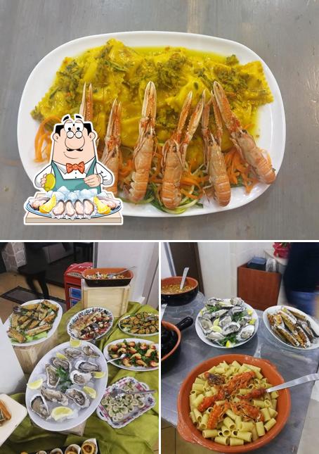 Scegli tra i vari piatti di mare offerti a Gran caffe' 2.0