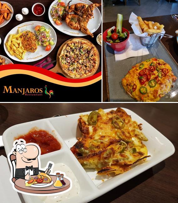 Try out pizza at Manjaros Restaurant Preston