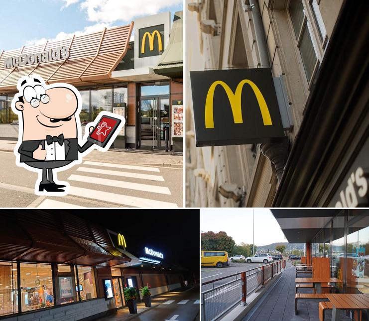 L'extérieur de McDonald's