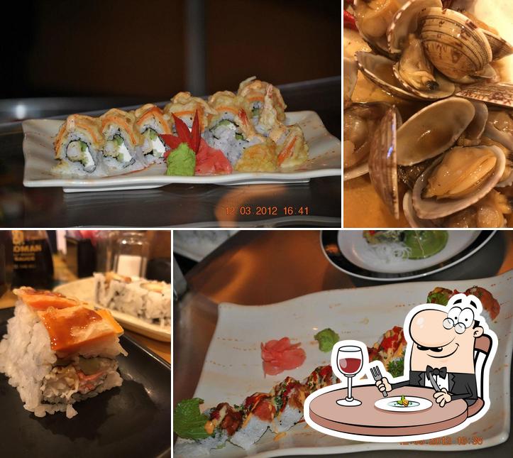 Блюда в "Sushi Boat Buffet"