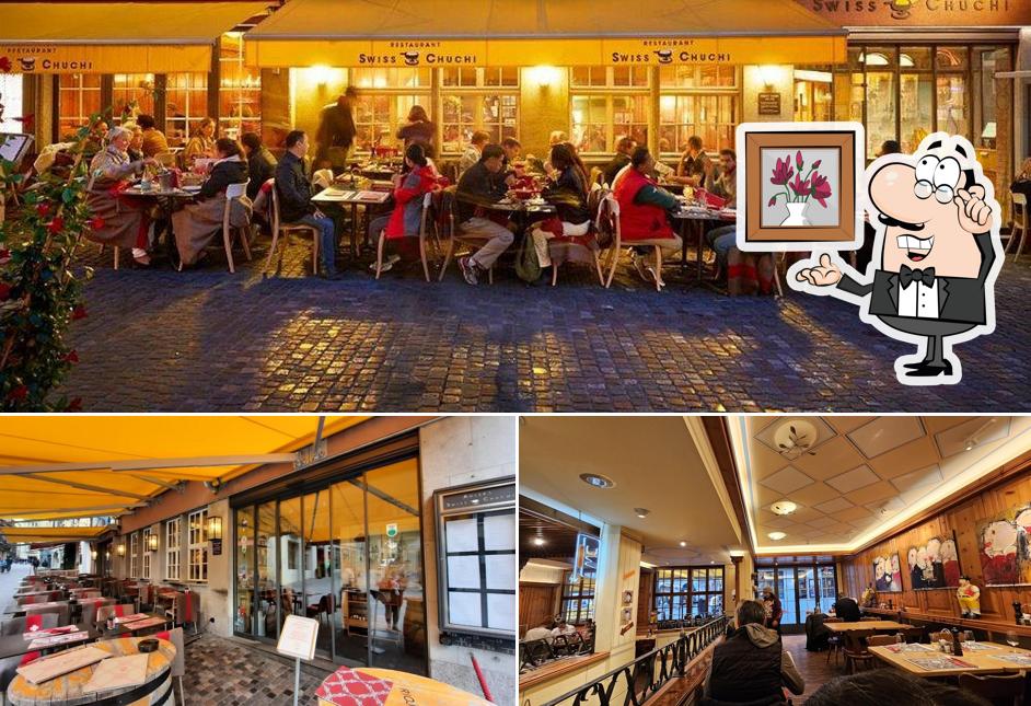 Gli interni di Swiss Chuchi Restaurant