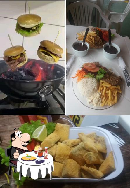 Hambúrguer em Dom Pedro Lanches