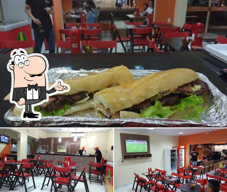 O interior do Delivery Burguer