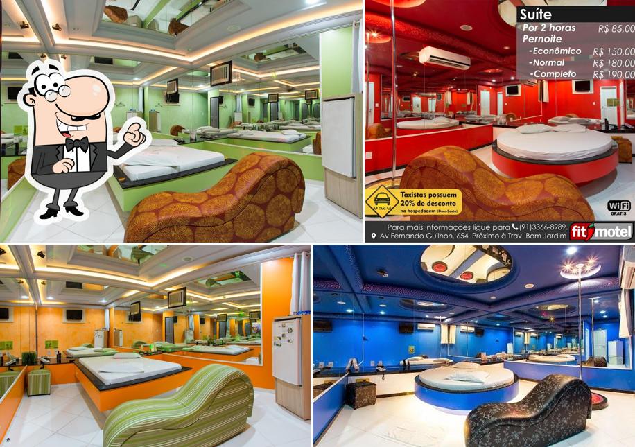Veja imagens do interior do Fit Motel