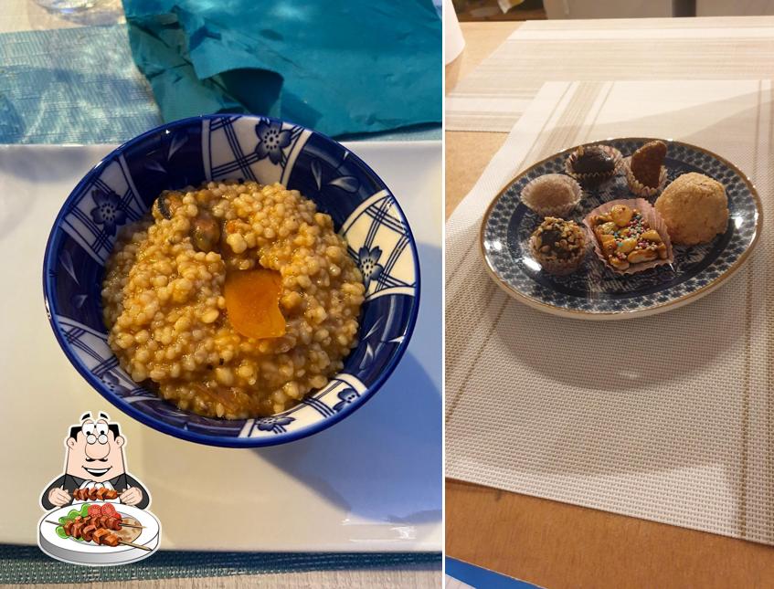 Platti al Trattoria Lo Scoglio