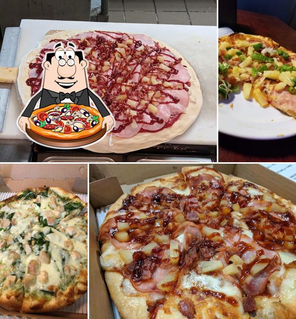 Pick different types of pizza