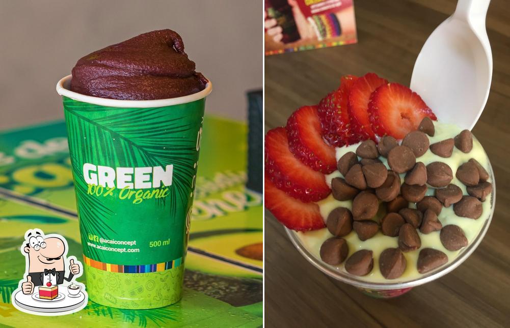 Açaí Concept provê uma variedade de pratos doces