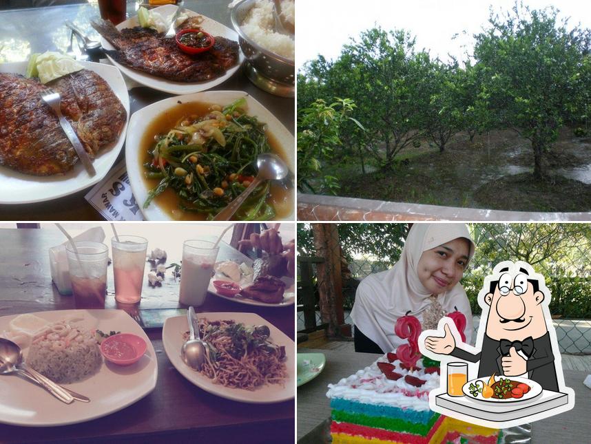 Еда в "Rindang Alam"