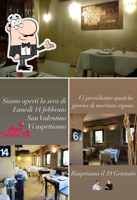 Gli interni di Da Giacomo