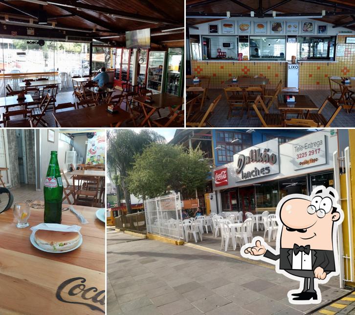 O interior do Dalikão Lanches