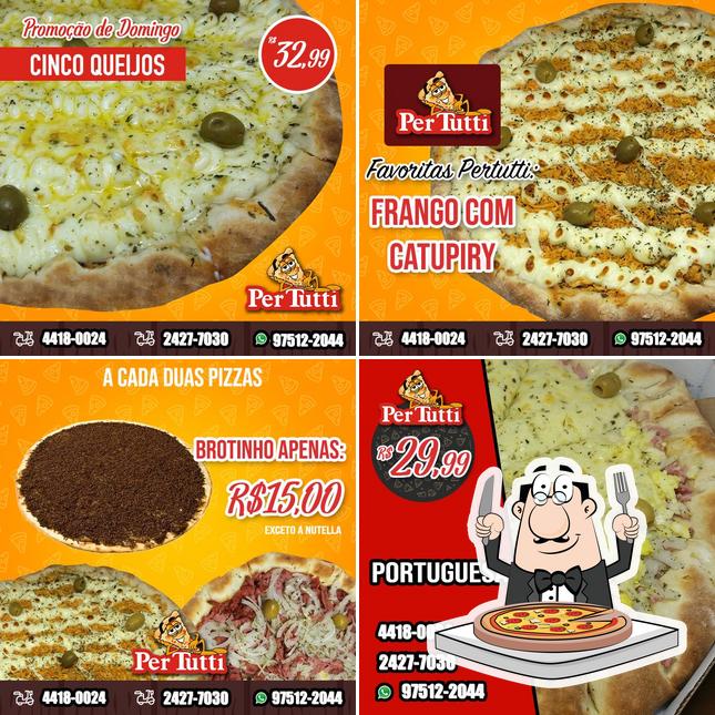 Peça diversos estilos de pizza