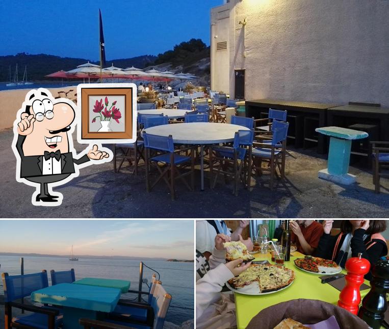 L’image de la intérieur et table à manger concernant Bar-Restaurant La Plage