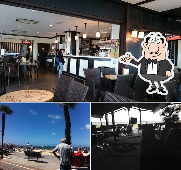 Installez-vous à l'une des tables de Côté Café de la Plage du Restaurant Chez Pierre Arcachon