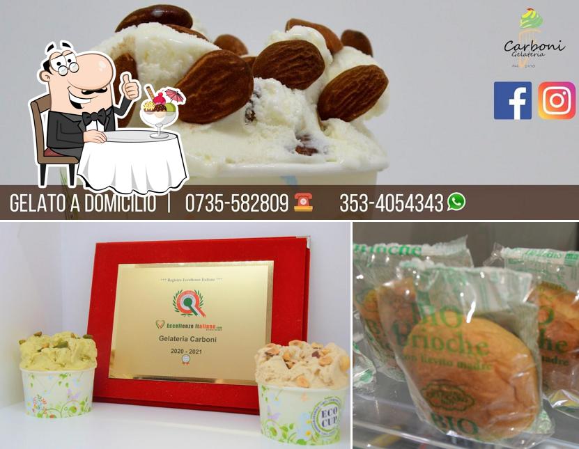 Gelateria Carboni offers a variety of desserts