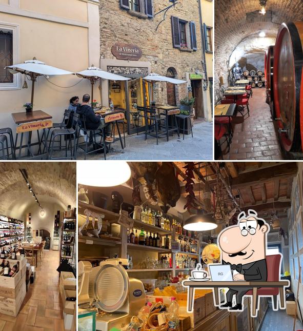 Gli interni di La Vineria di Montepulciano