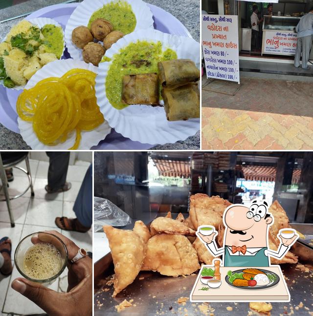 Food at Geeta Khaman House