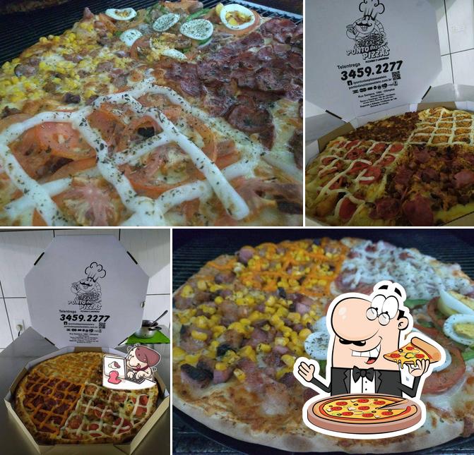 Escolha pizza no Ponto Das Pizzas Esteio