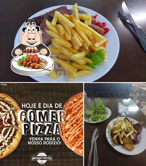 Comida em Restaurante Família Manjericão