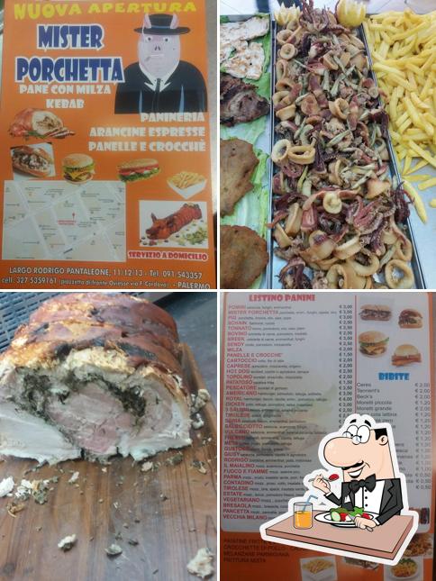 Cibo al Mister Porchetta