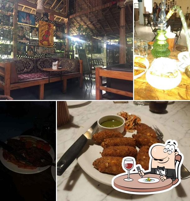 Food at Shisha Cafe