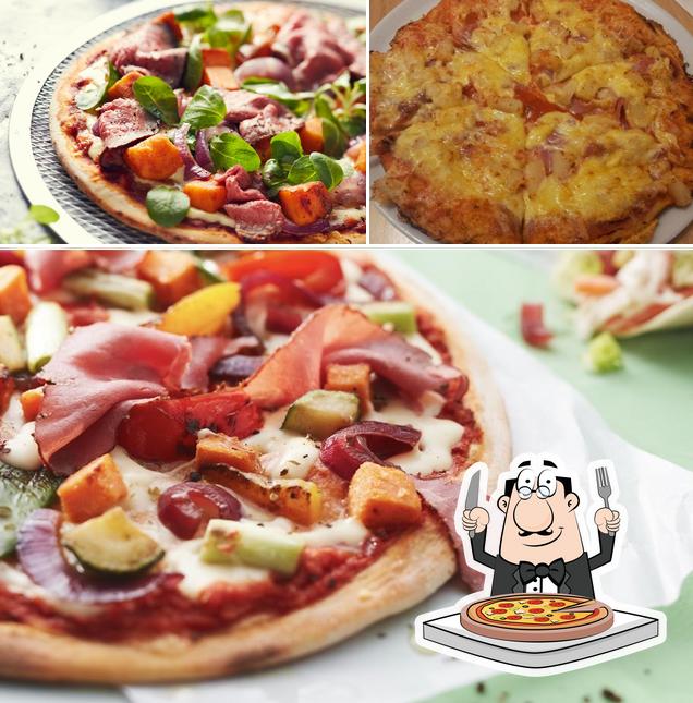 Commandez différents genres de pizzas