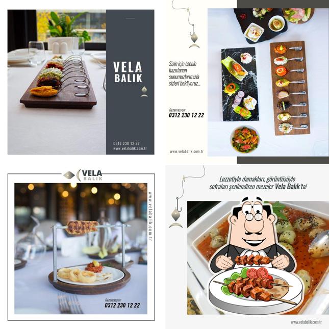 Meals at Vela Balık Restaurant