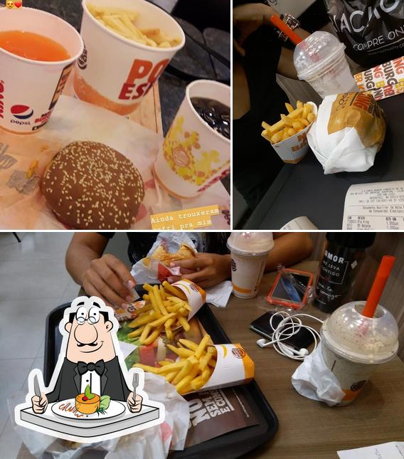 Comida em Burger King