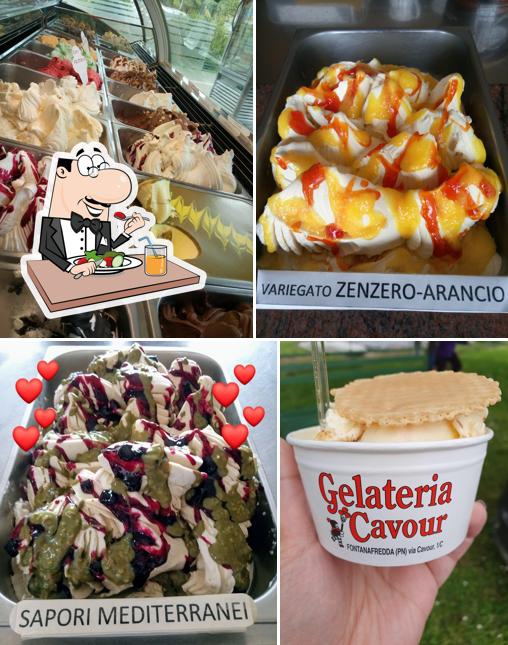 Platti al Gelateria Cavour