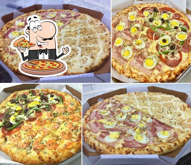 Consiga diversos variedades de pizza