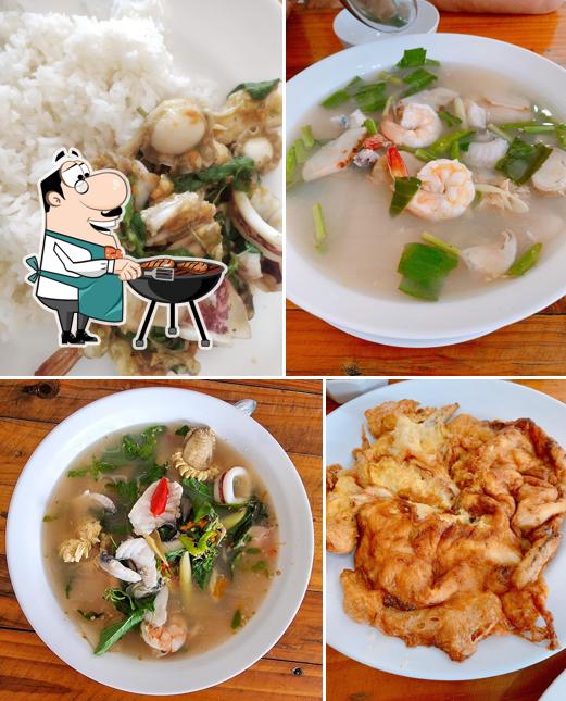 Pide una receta con carne en Grandma Nin Seafood at Yao bridge