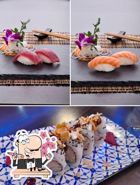 Prenditi le diverse opzioni di sushi