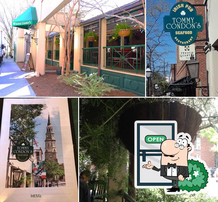 You can get some fresh air at the outside area of Tommy Condon's Irish Pub & Restaurant