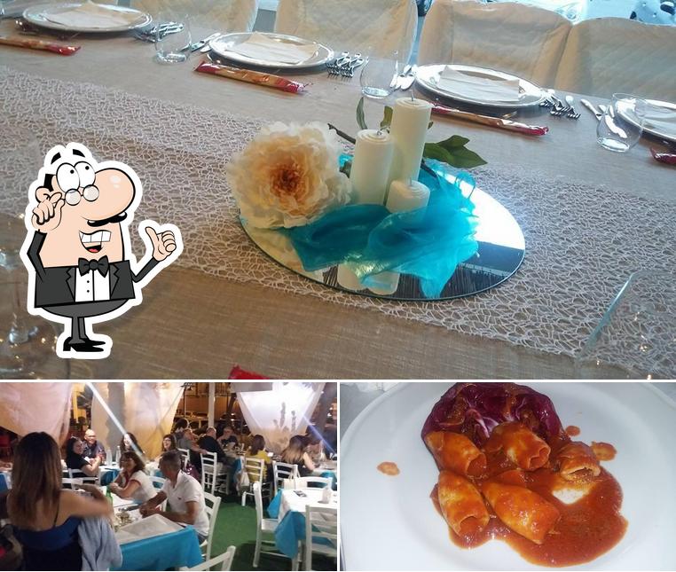 La foto della interni e cibo di Fish & Wine