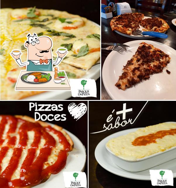 Platos en Parque da Pizza