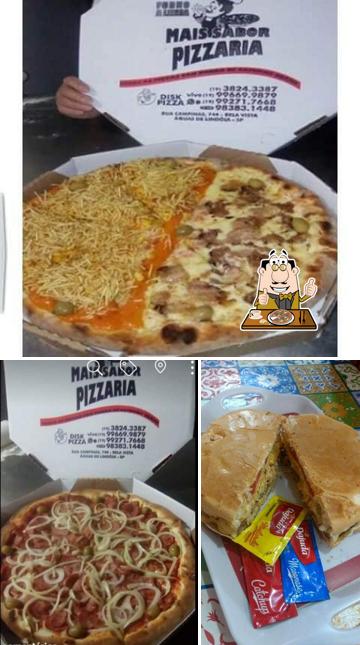 Escolha diversos tipos de pizza