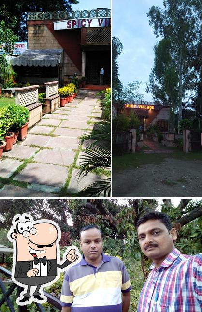 The exterior of Spicy Village - Best Veg & Non-Veg Food Restaurant, Best NON Veg Food Restaurant, Best Family Restaurant in Haridwar