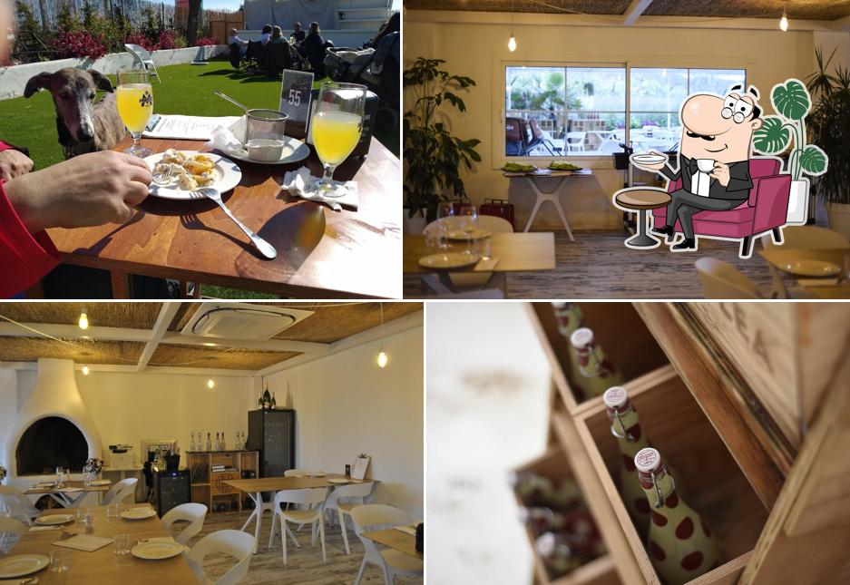 El interior de Baiana Restaurant & Beach Club INFOBAIANA@gmail.com